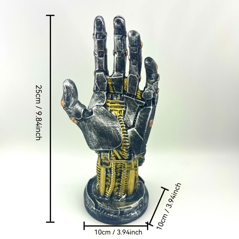 Cyberpunk Mechanical Arm Resin Statue - Ideal Gift for Gamers