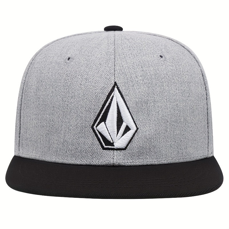 Men's Embroidered Hip Hop Flat Brim Hat