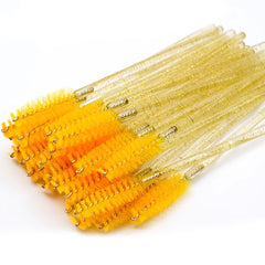 50Pcs Crystal Eyelash Mascara Brushes Wands Makeup Kits Eyelash Brush