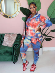  Tie Dye Hoodie & Pants Set