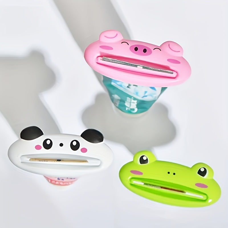 1pc Animal Toothpaste Squeezer for Kids' Bathroom