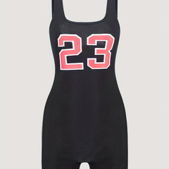 Sleeveless Tank Romper Sports Jumpsuit for Women