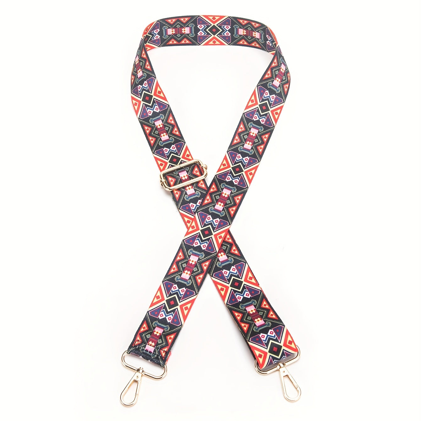 Boho Style Adjustable Bag Strap Print Replacement Belt Purse Shoulder Strap