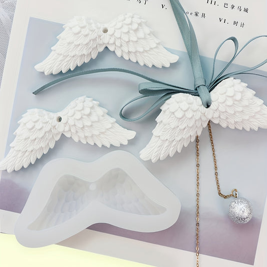 Angel Wings Aromatherapy Plaster Hanging Resin Silicone Mold