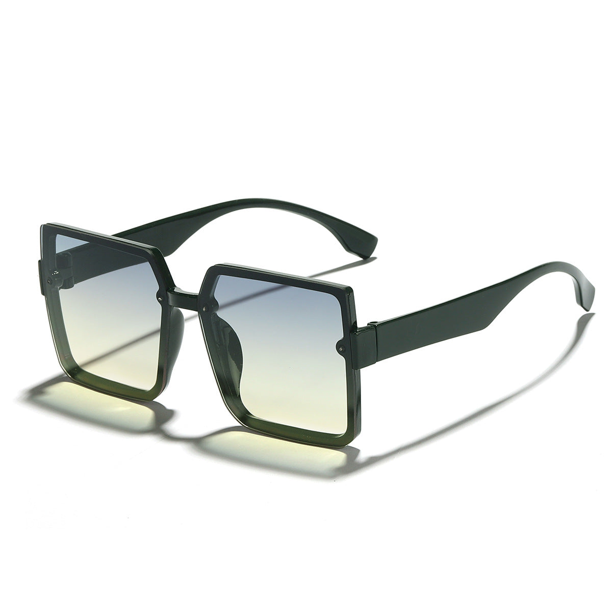 Square Rimless Sunglasses For Women UV400 Protection