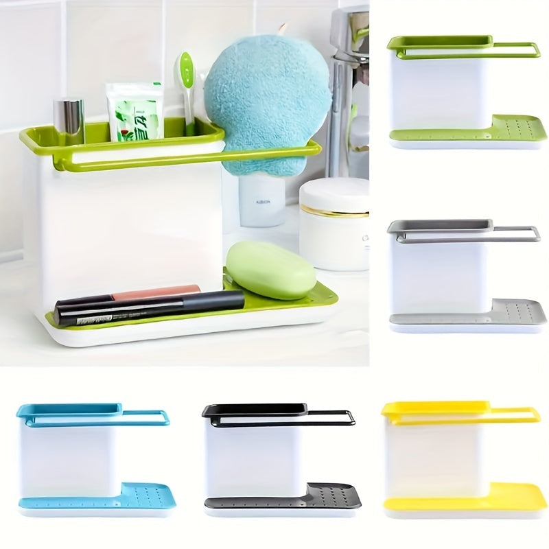 Kitchen Sponge & Cleaning Supplies Shelves - Keep Kitchen Organized