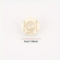Fire Paint Brass Love Stamp