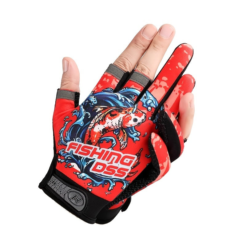 Anti Slip Breathable Half Finger Gloves for Cycling/Fishing