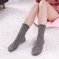 5 Pairs Unisex Soft Thick Wool Socks