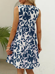 Tiered Dress Sleeveless Casual Dress For Summer & Spring Women's Clothing