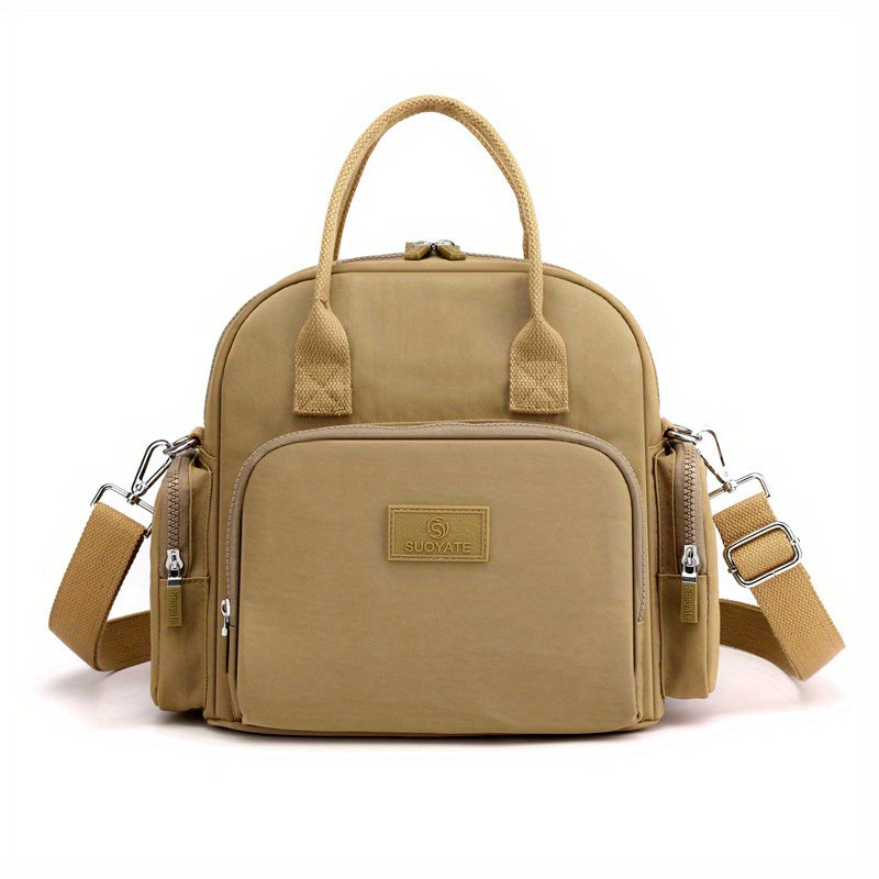 Casual Nylon Crossbody Bag Multifunctional Backpack