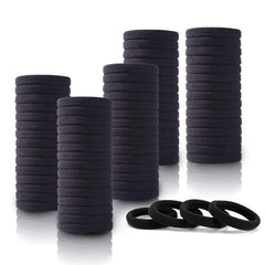 100PCS Seamless Thick Hair Band Elastic Hair Ties No Damage Ponytail