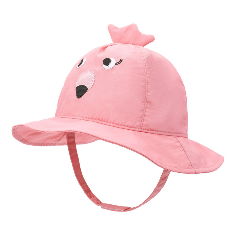 Kids Animal Bucket Hat Wide Brim UV Protection Sun Hat