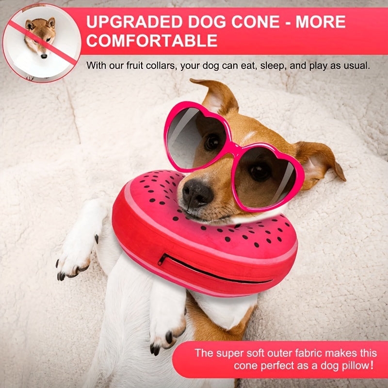 Inflatable Dog Donut Collar for Recovery After Surgery