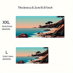 Sunset Sea Landscape Custom Anime Large Mouse Pad Keyboard Mousepad