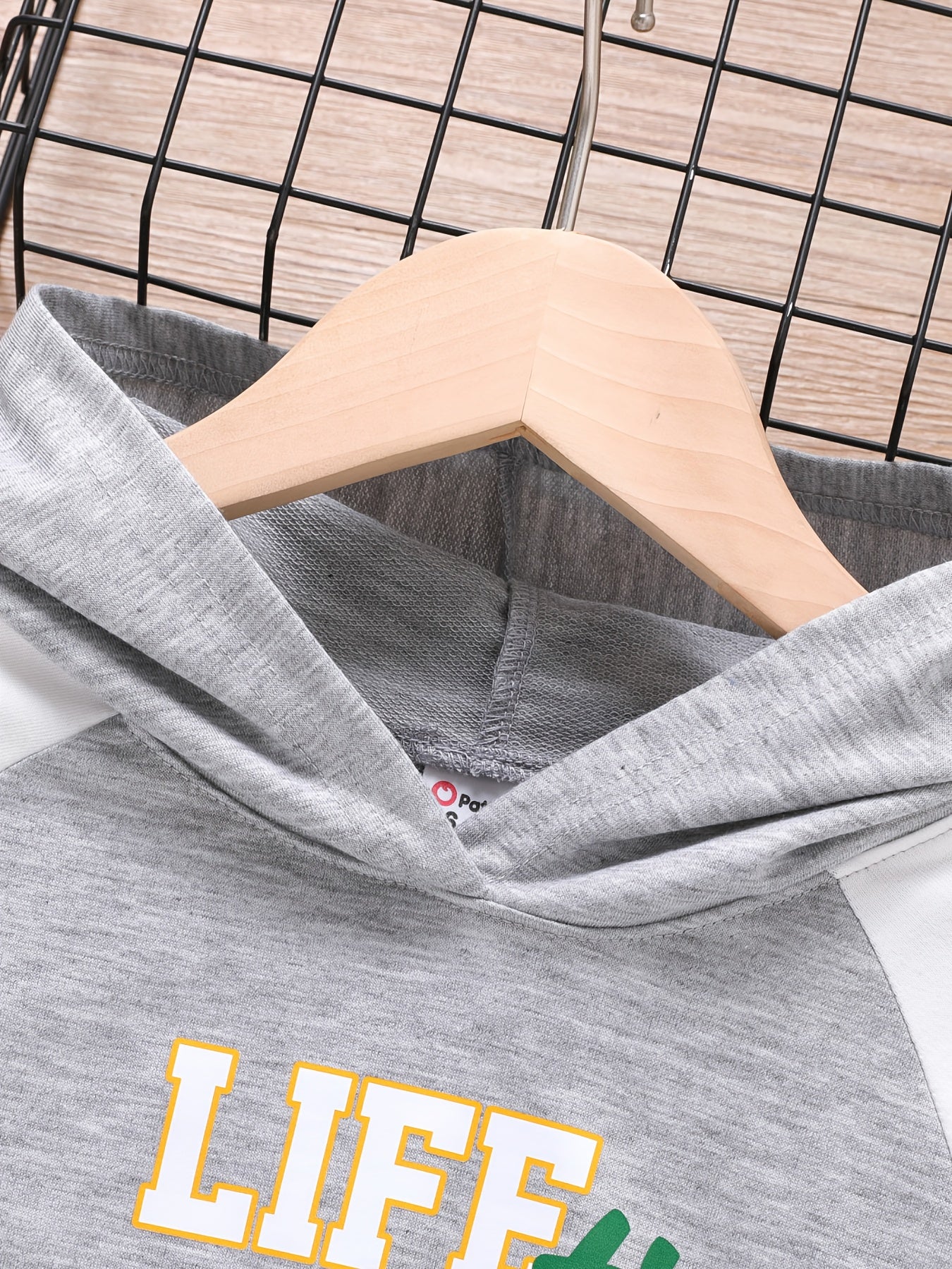 Boys LIFE IS ENERGETIC Sweatshirt Crew Neck Top