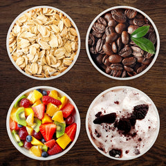 Ice Cream Containers with Silicone Lids 4pcs