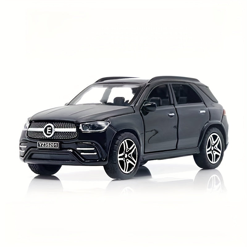 Alloy Car Model, 4 Doors Open, Pull Back Running Toy, Off-road Car Ornament Gift