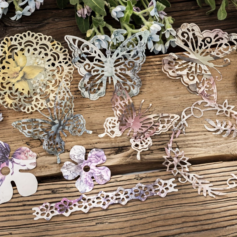 30pcs Lost Garden Series Art Diary Decoration Underlay Notes