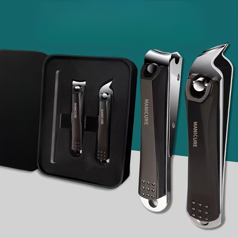 3pcs Portable Nail Clippers Fingernail & Toenail Cutter Manicure Tool