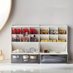 Plastic Makeup Storage Case Desk Organizer