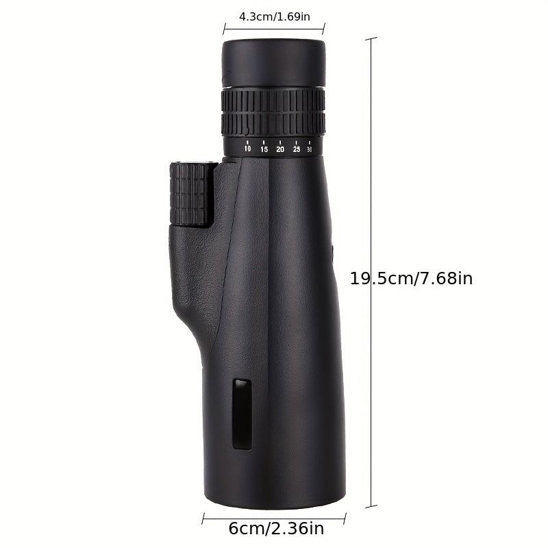 30x50 Monocular Telescope BAK4 Prism with Phone Holder and Tripod