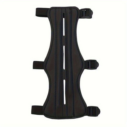 Archery Armguard Adjustable Forearm Wrist Protector For Traditional Bow