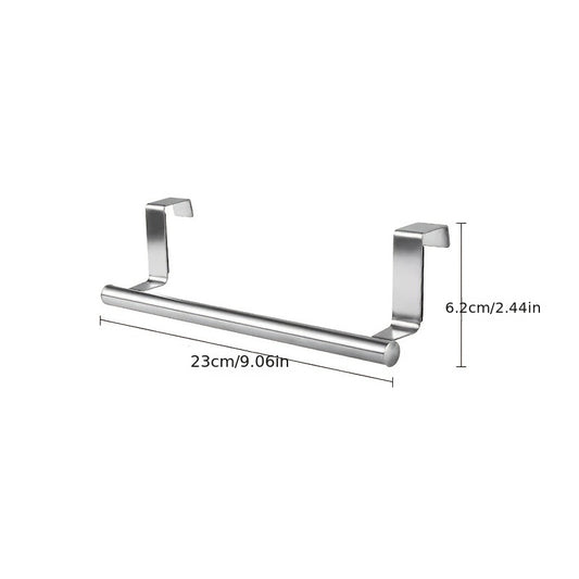 Stainless Steel Over the Door Towel Rack Storage for Bathroom