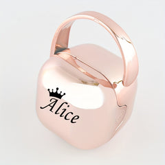 Personalized Pacifier Storage Box Custom Name Holder