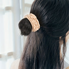 5pcs Thickened Pleated Hair Tie for Curly Hair Hairstyle