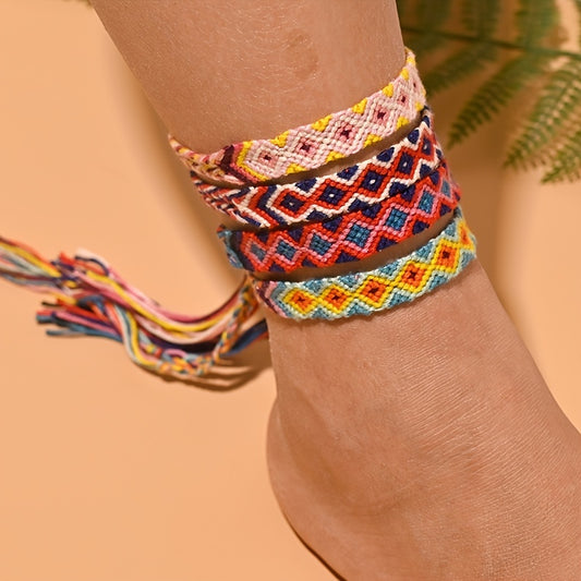 Colorful Bohemian Anklet for Women - Summer Foot Chain