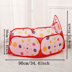 Kids Ocean Ball Pool Tent Portable Foldable Holiday Gift