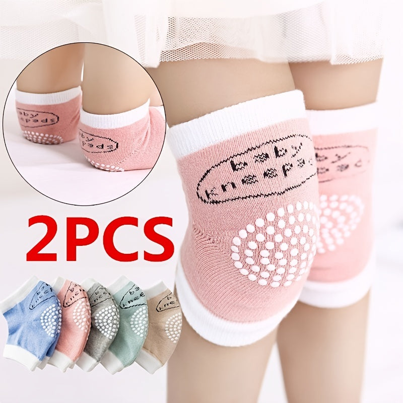 2pcs Combed Cotton Baby Knee Protector Breathable Kneepad Absorb Sweat Socks