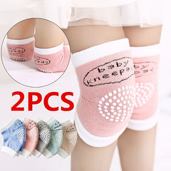 2pcs Combed Cotton Baby Knee Protector Breathable Kneepad Absorb Sweat Socks