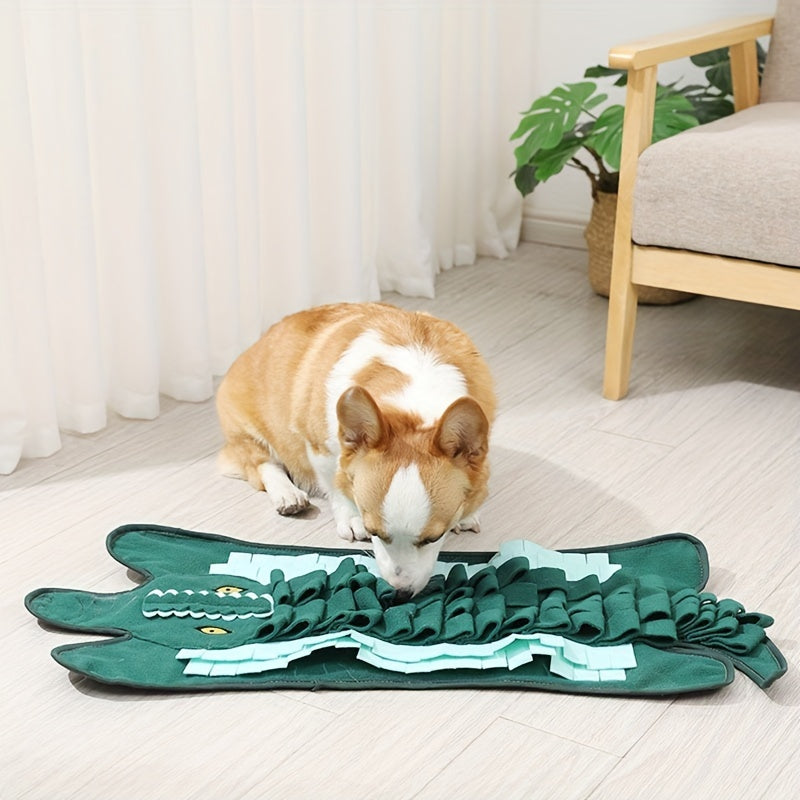 Crocodile Lion Dog Snuffle Mat Slow Feeder Toy