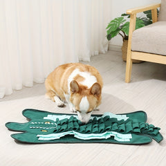 Crocodile Lion Dog Snuffle Mat Slow Feeder Toy