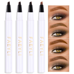 Waterproof Blonde Eyebrow Pencil Long Lasting Easy Color Microblade