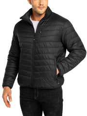 Men's Stand Collar Lightweight Thermal Winter Jacket