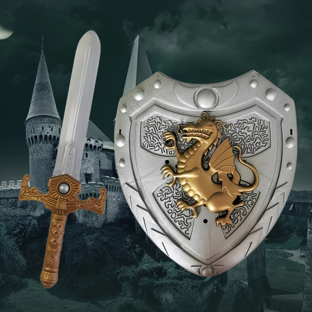Knight Dragon Shield - Halloween Costume Accessory