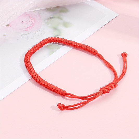 1pc Braided Bracelet Solid Couple Gift