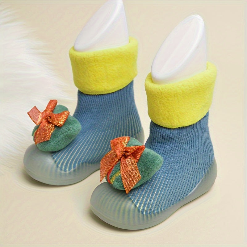 EDUBA Christmas Cartoon Slip On Sock Shoes For Boys