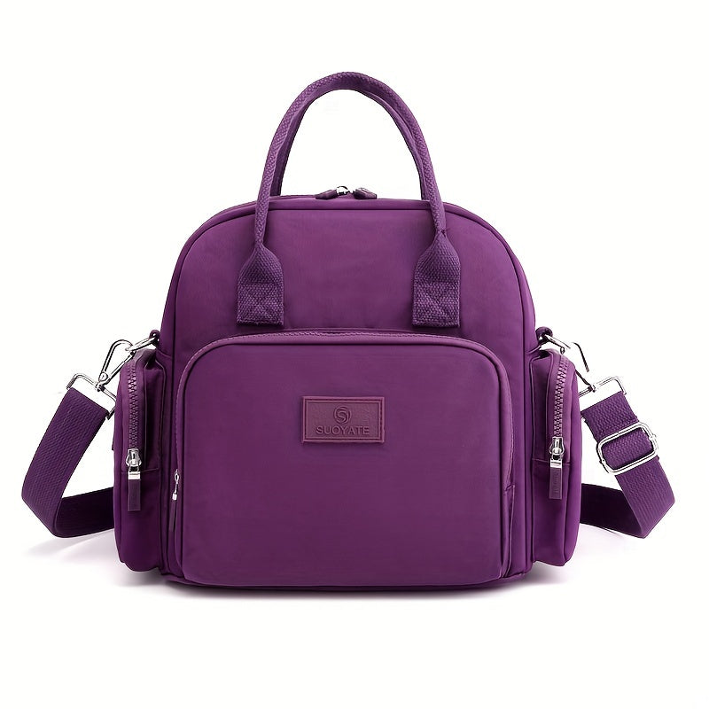 Casual Nylon Crossbody Bag Multifunctional Backpack