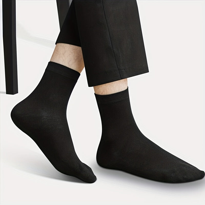 Breathable Men's Casual Socks, Spring/Summer 5 Pairs