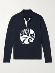 Men's Pattern Knit Polo Sweater - Casual V Neck Pullover for Winter