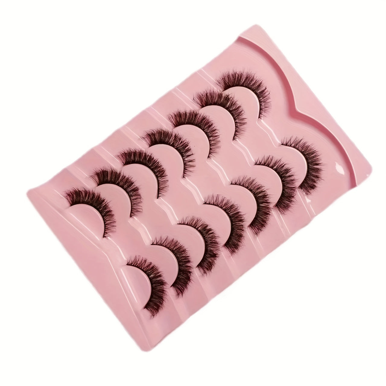 3D Natural Thick False Eyelashes Fluffy Short And Long Lashes