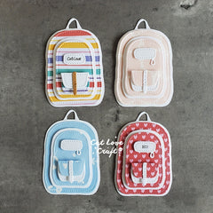 Catlove Backpack School Bag Metal Cutting Dies - Card Making DIY Craft