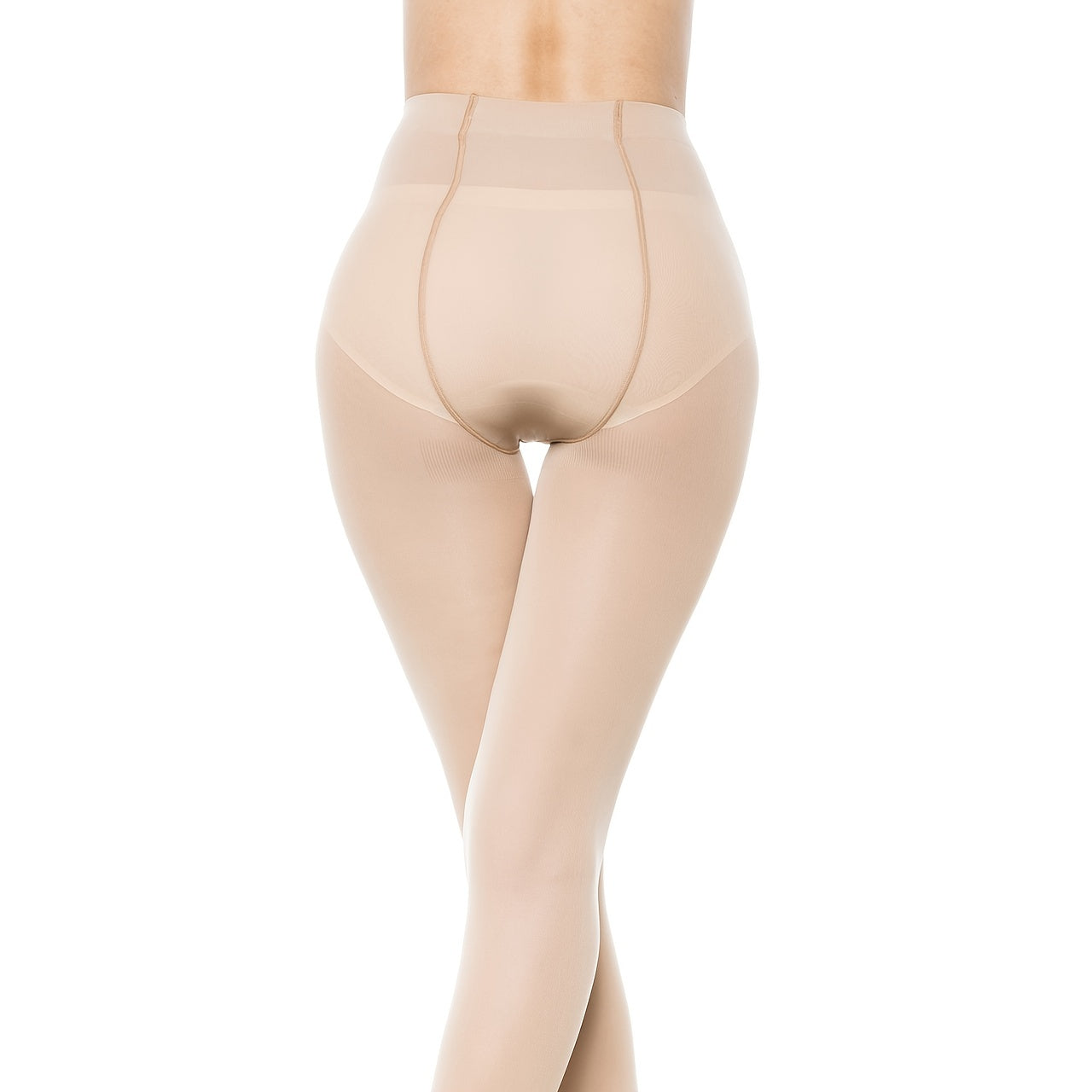  80D Control Top High Waist Footed Tights