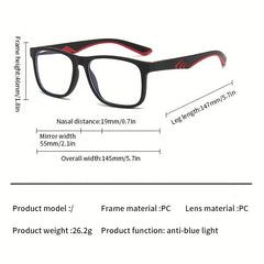 Men's Sports Glasses Outdoor Cycling Running Waterproof Goggles Anti Light Lens