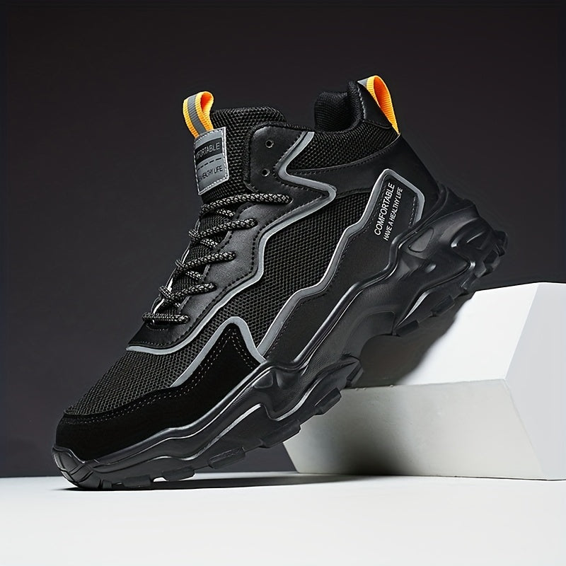 Men's High Top Mesh Chunky Sneaker Casual Shoes Spring Summer