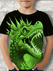 Boys' Dinosaur T Shirt 3D Print Breathable & Stretchy Fabric
